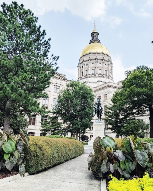 Georgia State Capitol in Atlanta. Photo by Sarah, @themindfulmrs