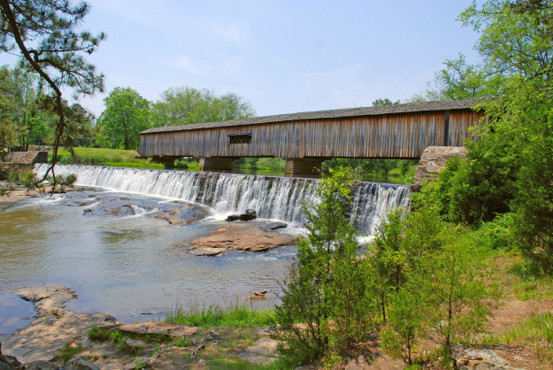 Watson Mill Bridge State Park in Comer, Georgia