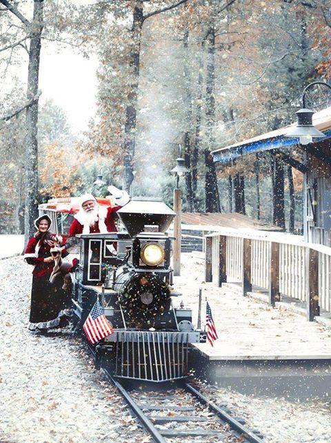 Winter Wonderland Train at Pine Mountain Gold Museum in Villa Rica, Georgia