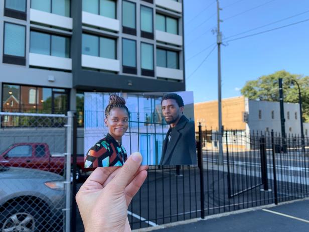 Scene from Black Panther in Atlanta. Photo by Andrea David