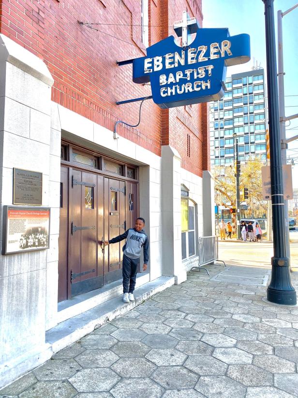 Historic Ebenezer Baptist Church in Atlanta. Photo by @kodysworld2