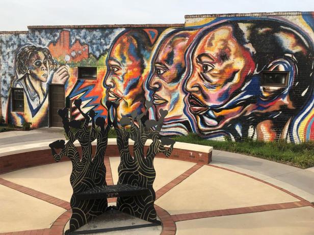 Martin Luther King, Jr. Monument Park in Dublin, Georgia. Photo by @mhsherman29