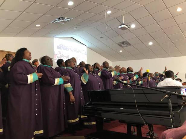 Gospel Choir at the Thomas A. Dorsey Festival in Villa Rica, Georgia