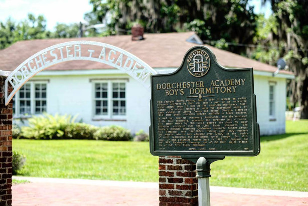Dorchester Academy in Midway, Georgia. Photo by @exploreliberty