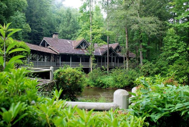 Cabin at Smithgall Woods State Park in Helen, Georgia