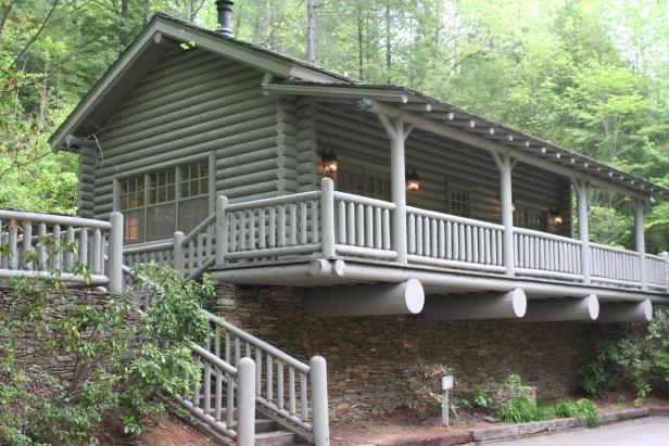 Cabin at Smithgall Woods State Park in Helen, Georgia