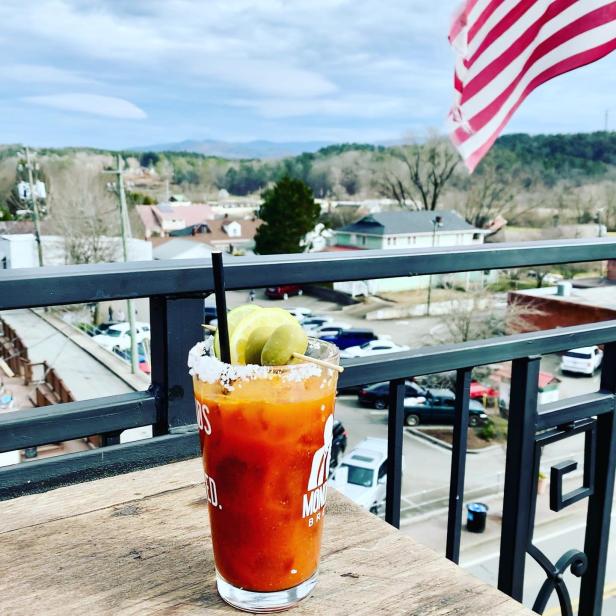 Cocktail on The Roof in Ellijay, Georgia