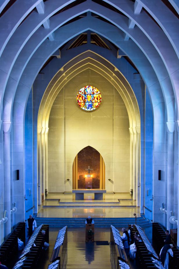 Inside the Monastery of the Holy Spirit in Conyers, Georgia