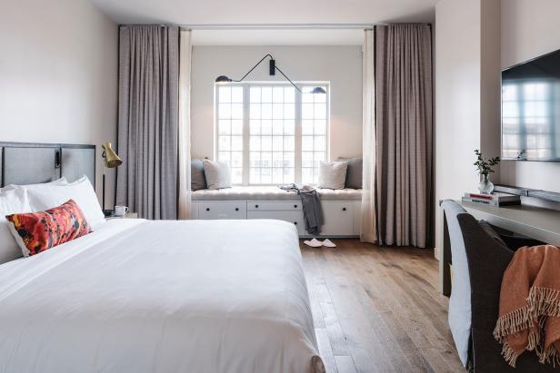Inside a guest room at The Alida