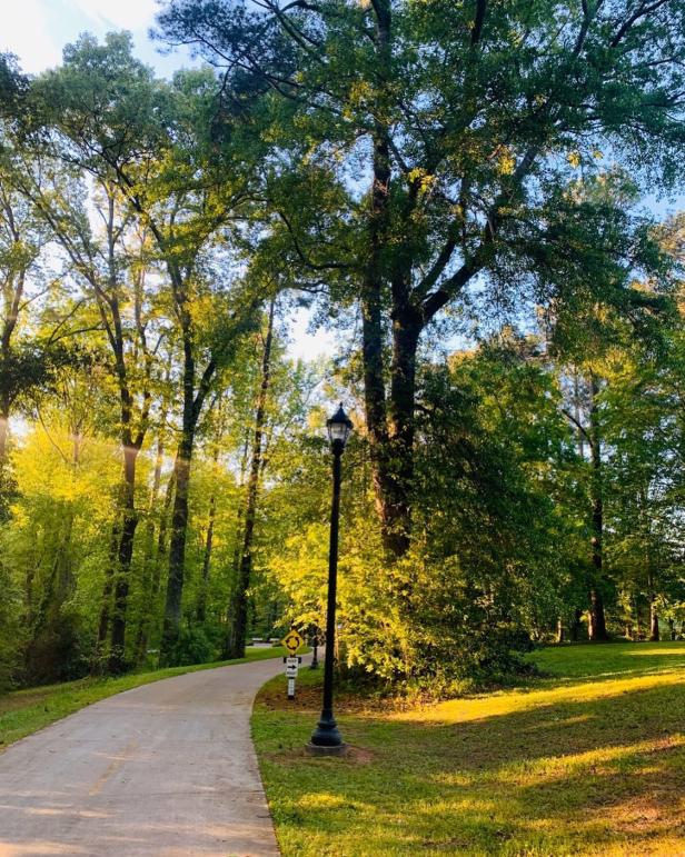 Path on the Carrollton Greenbelt in Carrollton, Georgia. Photo by @san.captures