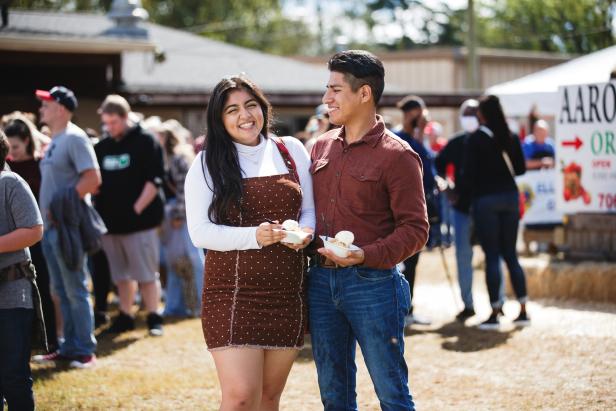 Couple at the Apple Festival in Ellijay, Georgia