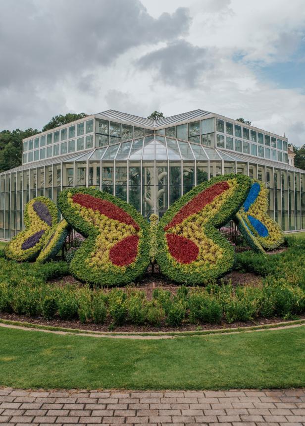 Butterfly garden at the Cecil B. Day Butterfly Center at Callaway Resort & Gardens in Pine Mountain, Georgia. Photo by @gcalebjones