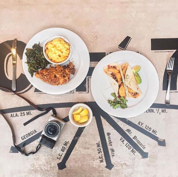 Plates of southern food