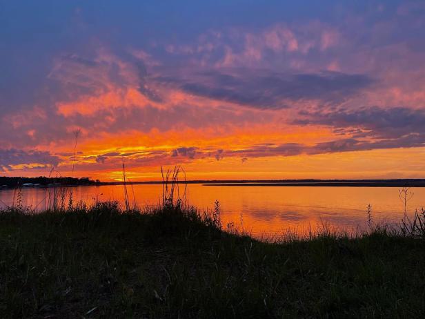 Sunset at Crooked River State Park in St. Marys, Georgia