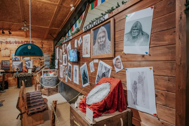 Exhibits inside Expedition: Bigfoot in Cherry Log, Georgia