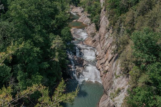 Waterfalls in Tallulah Gorge