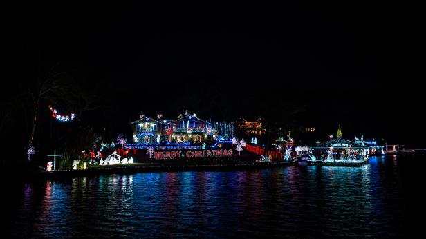 Christmas Cove on Lake Sinclair in Milledgeville, Georgia