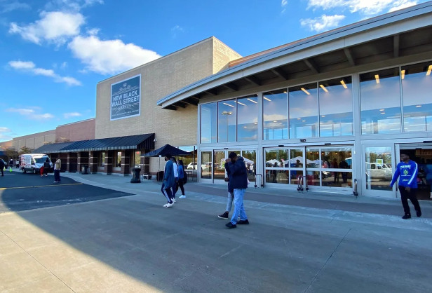 Exterior of New Black Wall Street in Stonecrest, Georgia