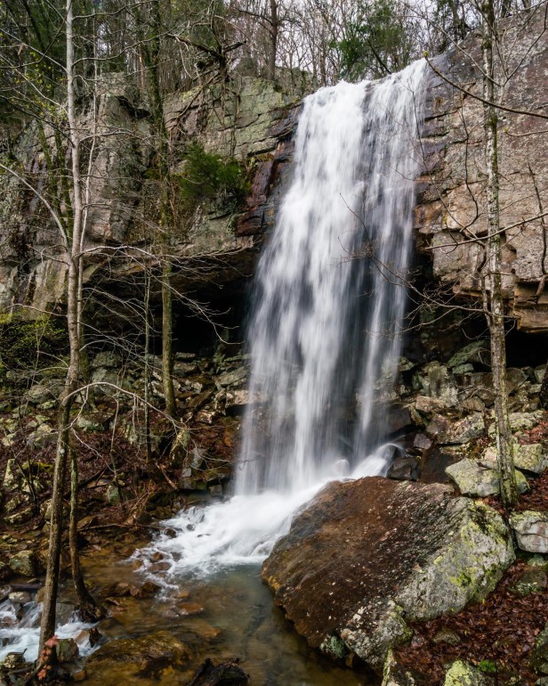 Waterfall at Crockford Pigeon Mountain WMA in LaFayette, Georgia