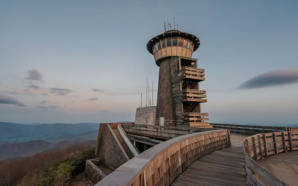 Observation deck at Brasstown Bald