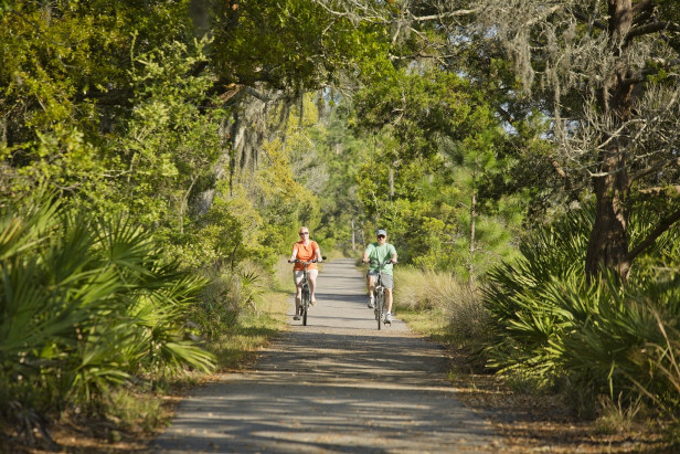 Biking on Jekyll Island, Georgia