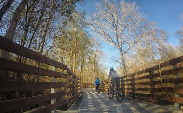 Biking on the Silver Comet Trail