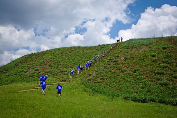 Temple mound at Kolomoki Mounds State Park