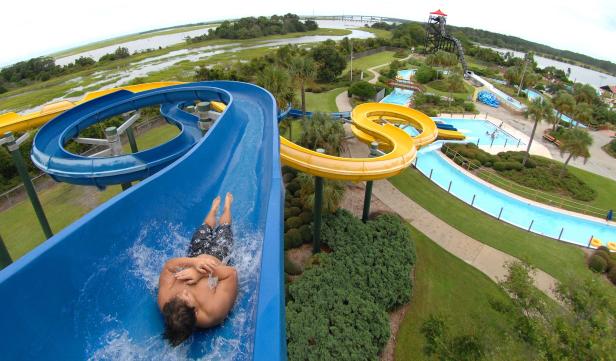 Summer Waves Water Park on Jekyll Island, Georgia