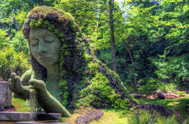 Earth Goddess at the Atlanta Botanical Garden in Atlanta, Georgia
