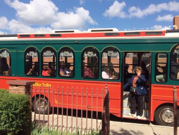 Trolley for the Augusta Black Heritage Trolley Tour