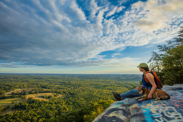 Currahee Mountain in Toccoa
