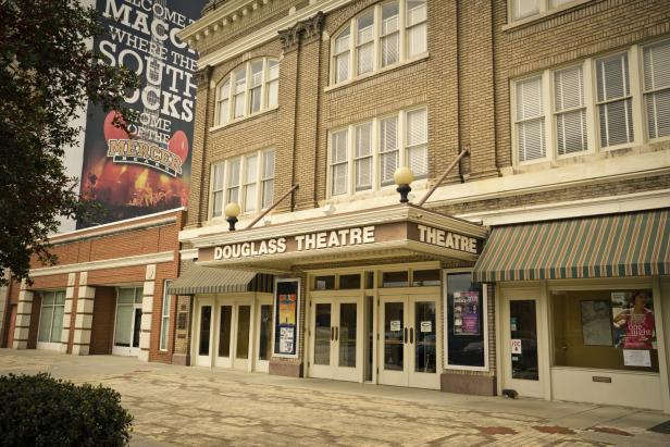 Exterior of the Historic Douglass Theatre in Macon, Georgia