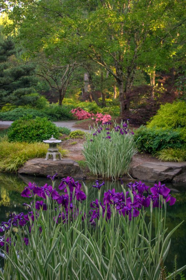 Japanese garden at Gibbs Gardens in Ball Ground, Georgia