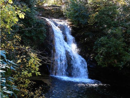 High Shoals Falls in Hiawassee, Georgia