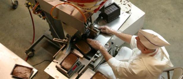 Monk making fudge at the Monastery of the Holy Spirit in Conyers, Georgia