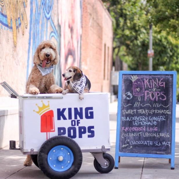 King of Pops cart in Atlanta, Georgia