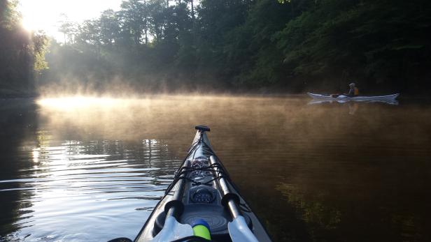 Kayaking on the Little River Water Trail