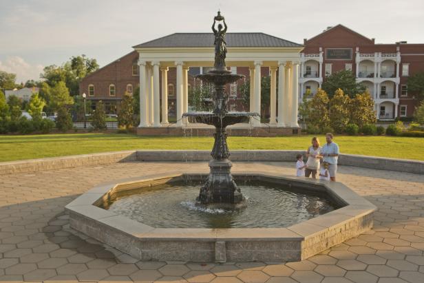 Madison Town Park was used as New Orleans' Jackson Square Park in The Originals