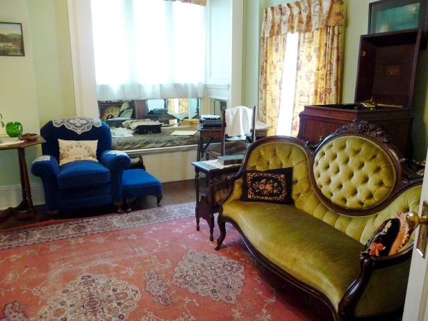 Living room inside the Margaret Mitchell House in Atlanta, Georgia