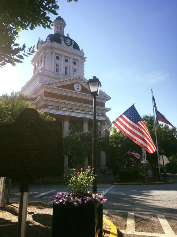 Morgan County Courthouse in Madison, Georgia
