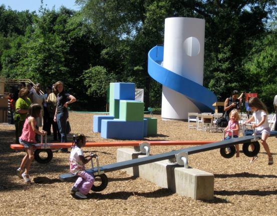 Playground at Piedmont Park in Atlanta, Georgia