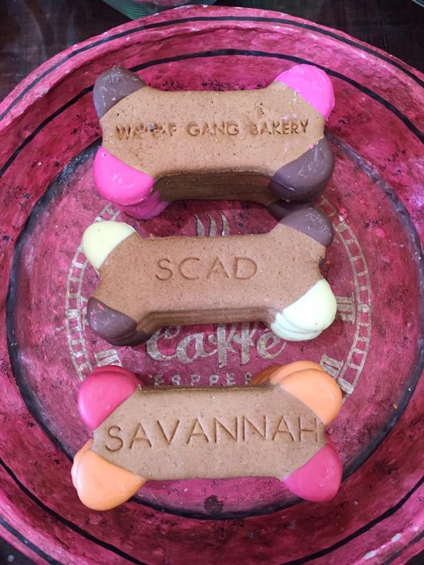 Dog treats from WoofGang Bakery in Savannah