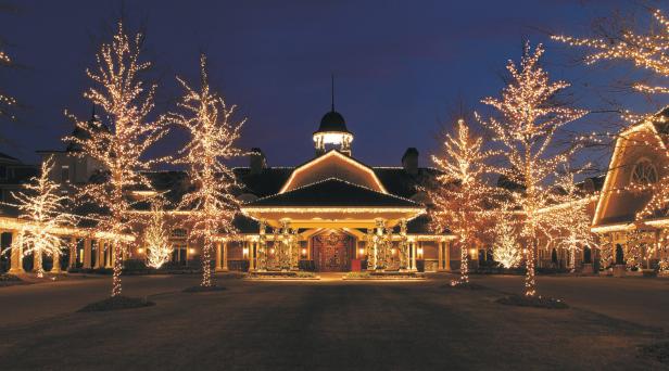 Holiday lights at the Ritz-Carlton, Reynolds Lake Oconee