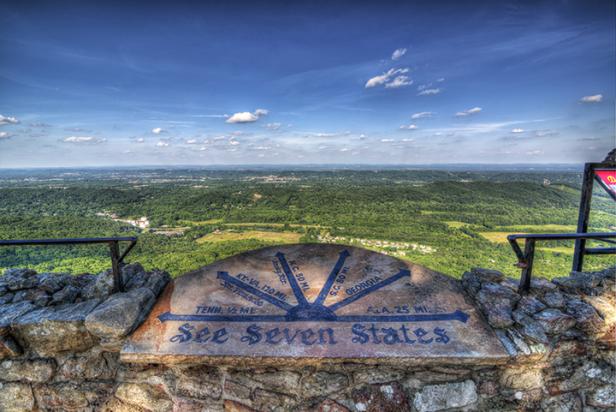 Rock City Gardens in Lookout Mountain, Georgia