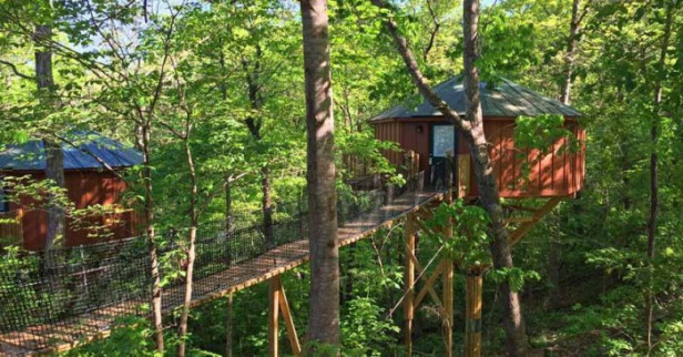 Treehouses at Historic Banning Mills in Whitesburg, Georgia