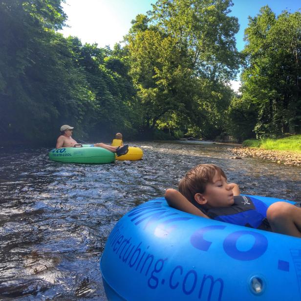 Tubing in Helen, Georgia