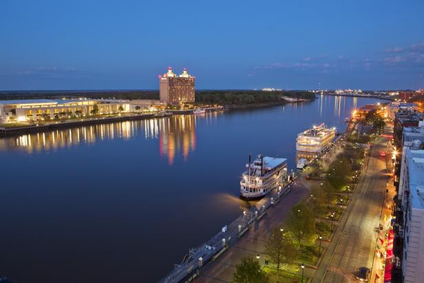 Ferry on the Savannah River