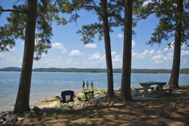 Elijah Clark State Park in Lincolnton, Georgia