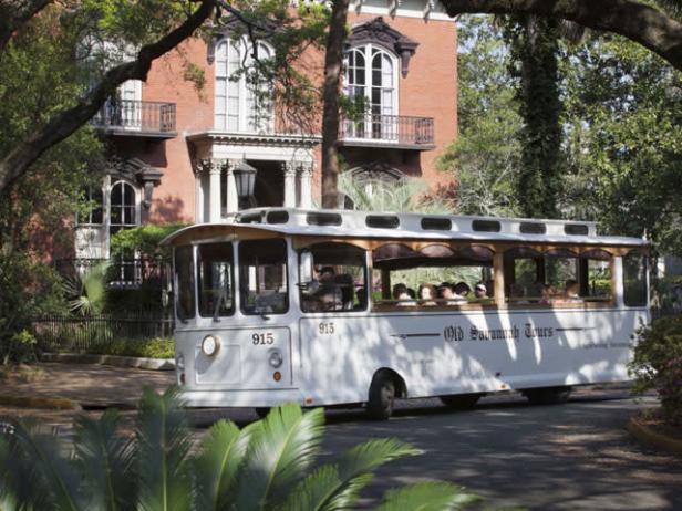 Trolley at Mercer Williams House