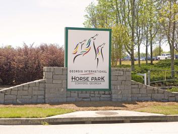Georgia International Horse Park entrance - Conyers, Georgia